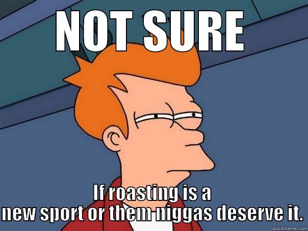 NOT SURE IF ROASTING IS A NEW SPORT OR THEM NIGGAS DESERVE IT. Futurama Fry