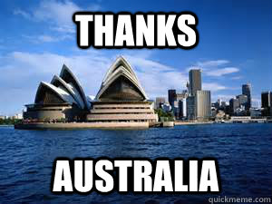 thanks australia - thanks australia  Misc