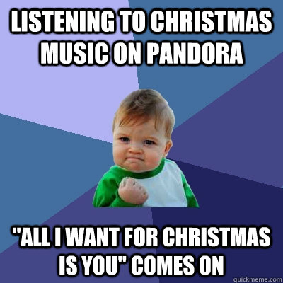 listening to christmas music on pandora 