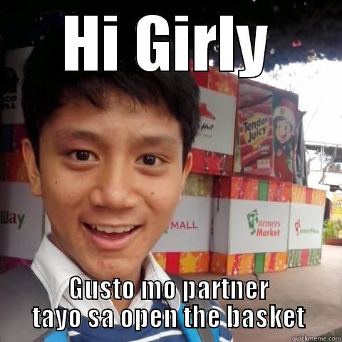 utot  - HI GIRLY GUSTO MO PARTNER TAYO SA OPEN THE BASKET Misc