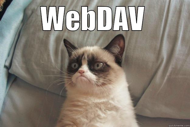 WEBDAV  Grumpy Cat