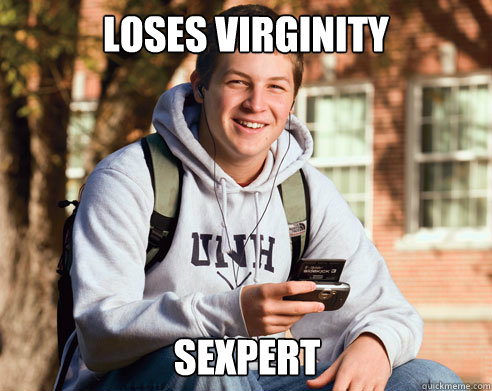 Loses Virginity Sexpert  College Freshman