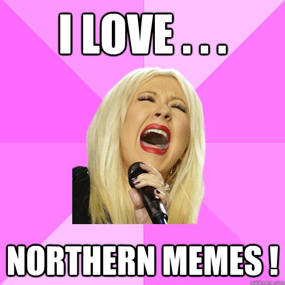 I LOVE . . . NORTHERN MEMES !  Wrong Lyrics Christina