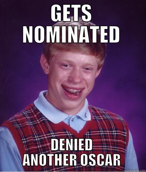 poor lero - GETS NOMINATED DENIED ANOTHER OSCAR Bad Luck Brian