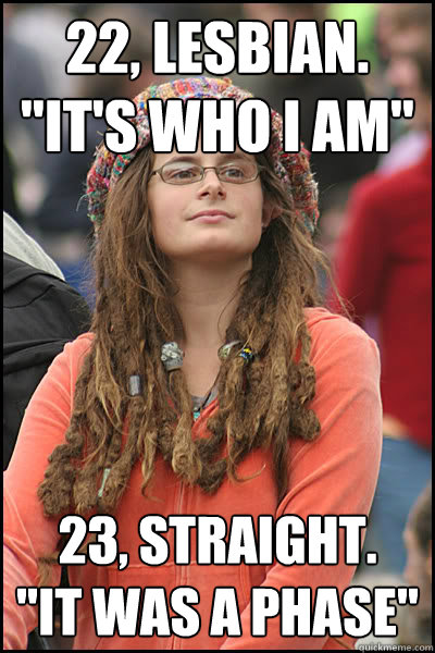 22, Lesbian. 
