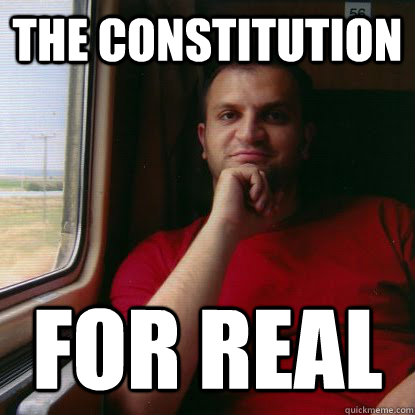 The constitution for real  