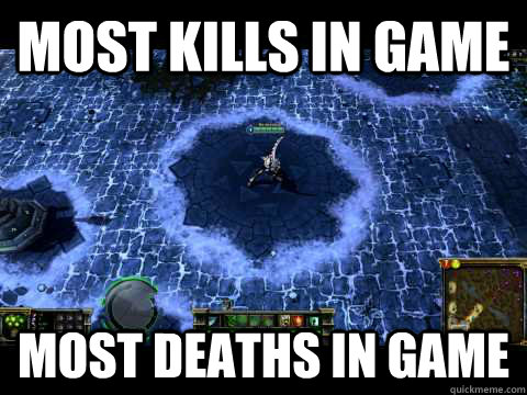 Most kills in game Most deaths in game  Bad LoL Player