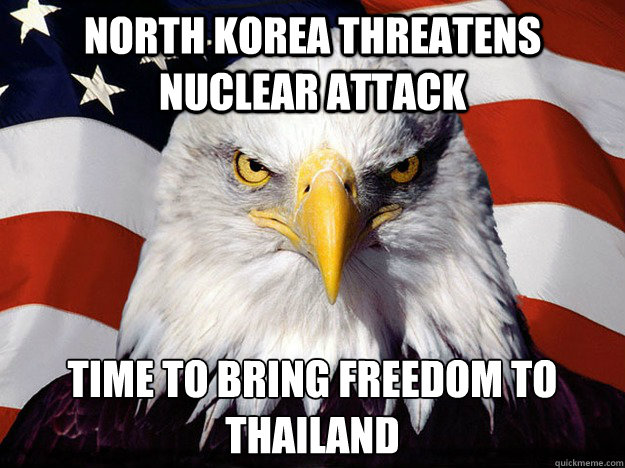 North Korea threatens nuclear attack Time to bring freedom to Thailand
  