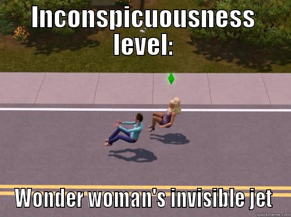 INCONSPICUOUSNESS LEVEL: WONDER WOMAN'S INVISIBLE JET Misc