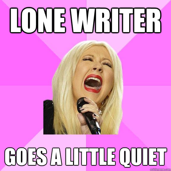 Lone writer goes a little quiet  Wrong Lyrics Christina