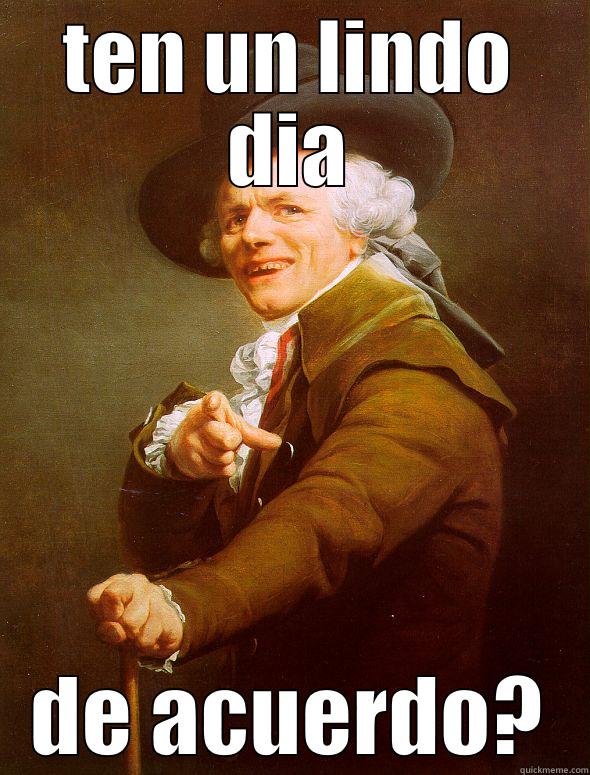 TEN UN LINDO DIA DE ACUERDO? Joseph Ducreux