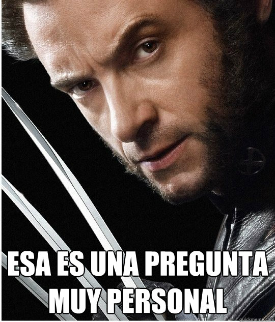  esa es una pregunta muy personal  Wolverine claws