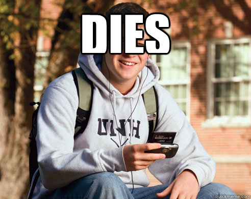 dies   College Freshman