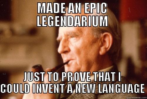 MADE AN EPIC LEGENDARIUM JUST TO PROVE THAT I COULD INVENT A NEW LANGUAGE Misc