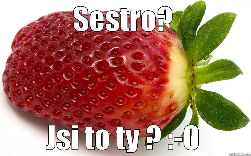 SESTRO? JSI TO TY ? :-O Misc