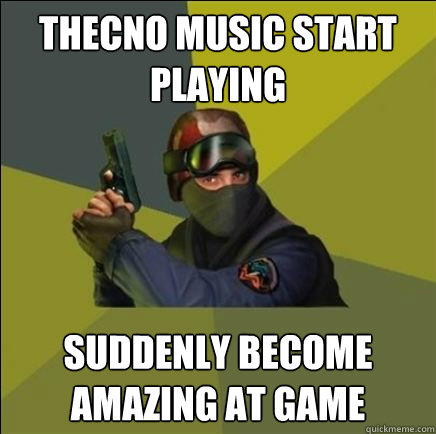 thecno music start playing suddenly become amazing at game  