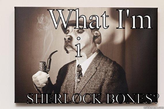       WHAT I'M I         SHERLOCK BONES? Misc