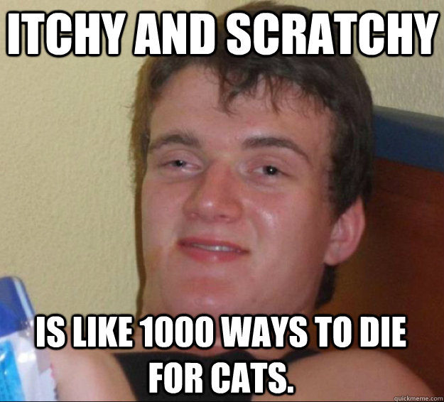 Itchy and Scratchy is like 1000 Ways to Die for cats.   10 Guy