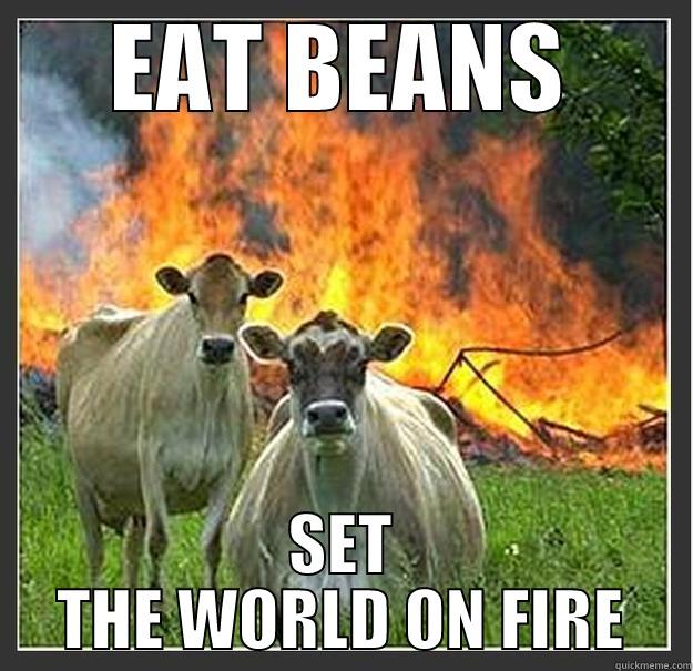 To LRF - EAT BEANS SET THE WORLD ON FIRE Evil cows