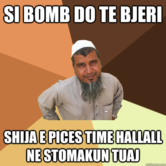 Si bomb do te bjeri Shija e pices time hallall ne stomakun tuaj  Ordinary Muslim Man