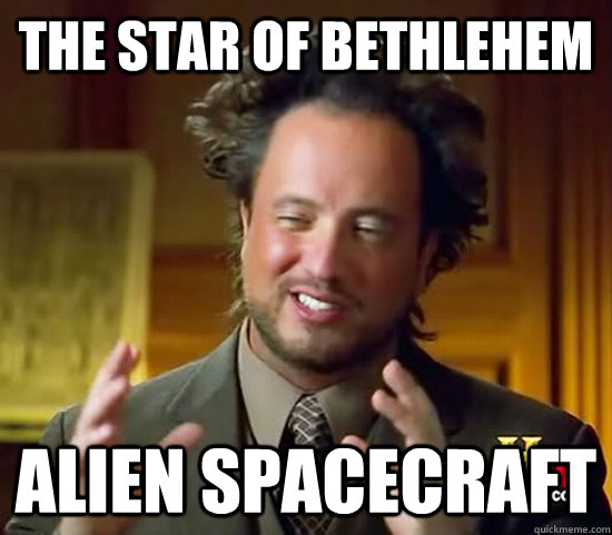 The star of bethlehem alien spacecraft  Ancient Aliens