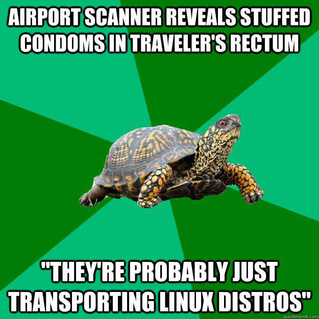 Airport scanner reveals stuffed condoms in traveler's rectum 