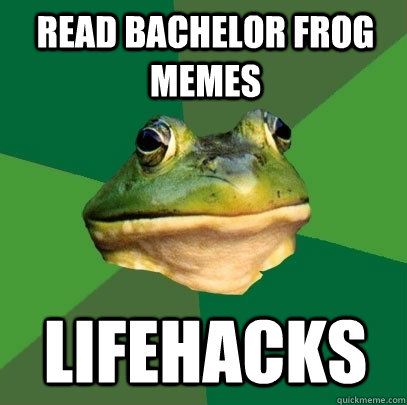 read bachelor frog memes lifehacks - read bachelor frog memes lifehacks  Foul Bachelor Frog