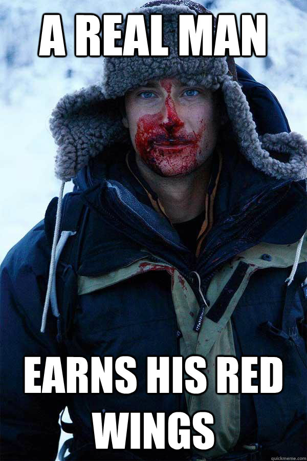 A real man Earns his red wings  Bear Grylls