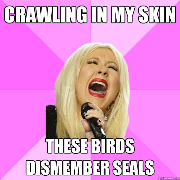 CRAWLING IN MY SKIN THESE BIRDS DISMEMBER SEALS  Wrong Lyrics Christina