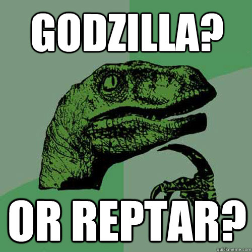 Godzilla? or Reptar?  Philosoraptor