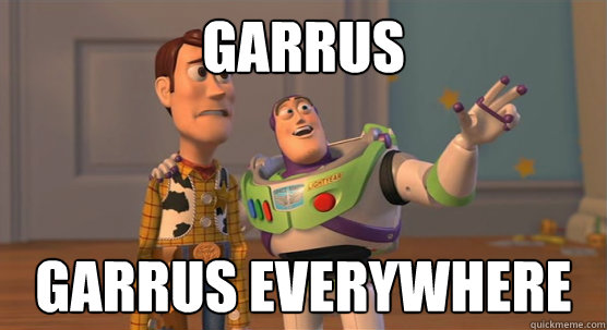 Garrus garrus everywhere  Toy Story Everywhere