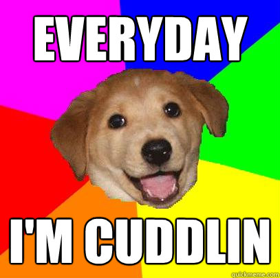 Everyday
 I'm Cuddlin  Advice Dog