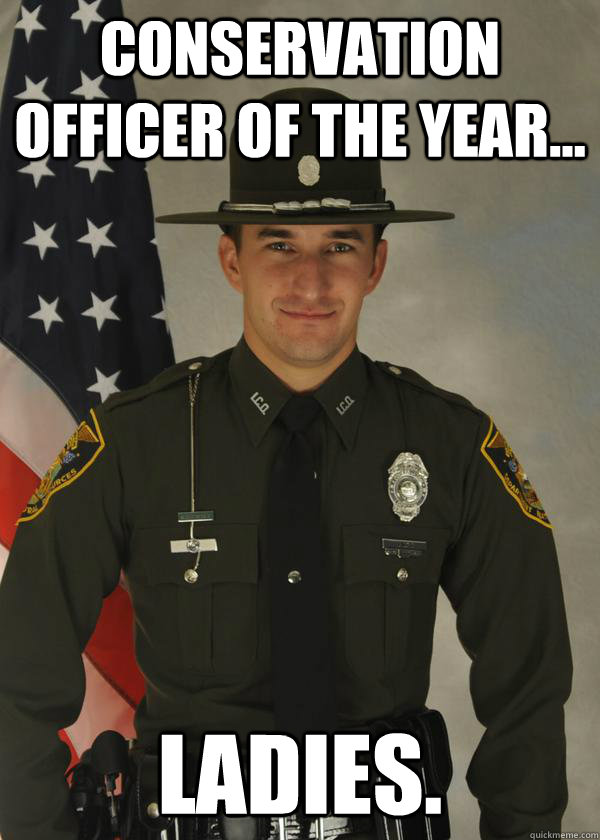 Conservation officer of the year... Ladies.  