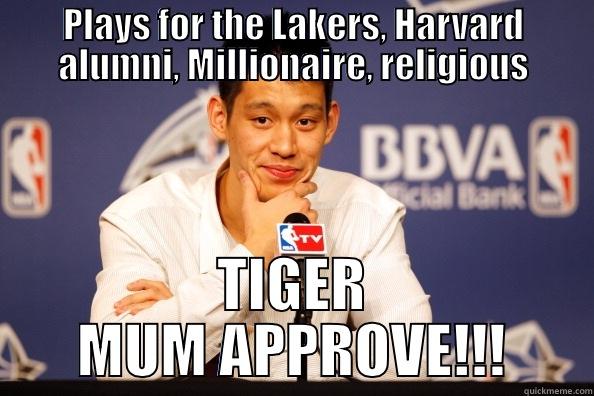 PLAYS FOR THE LAKERS, HARVARD ALUMNI, MILLIONAIRE, RELIGIOUS TIGER MUM APPROVE!!! Misc