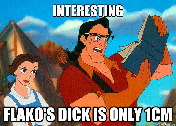 interesting Flako's Dick Is Only 1Cm  Hipster Gaston