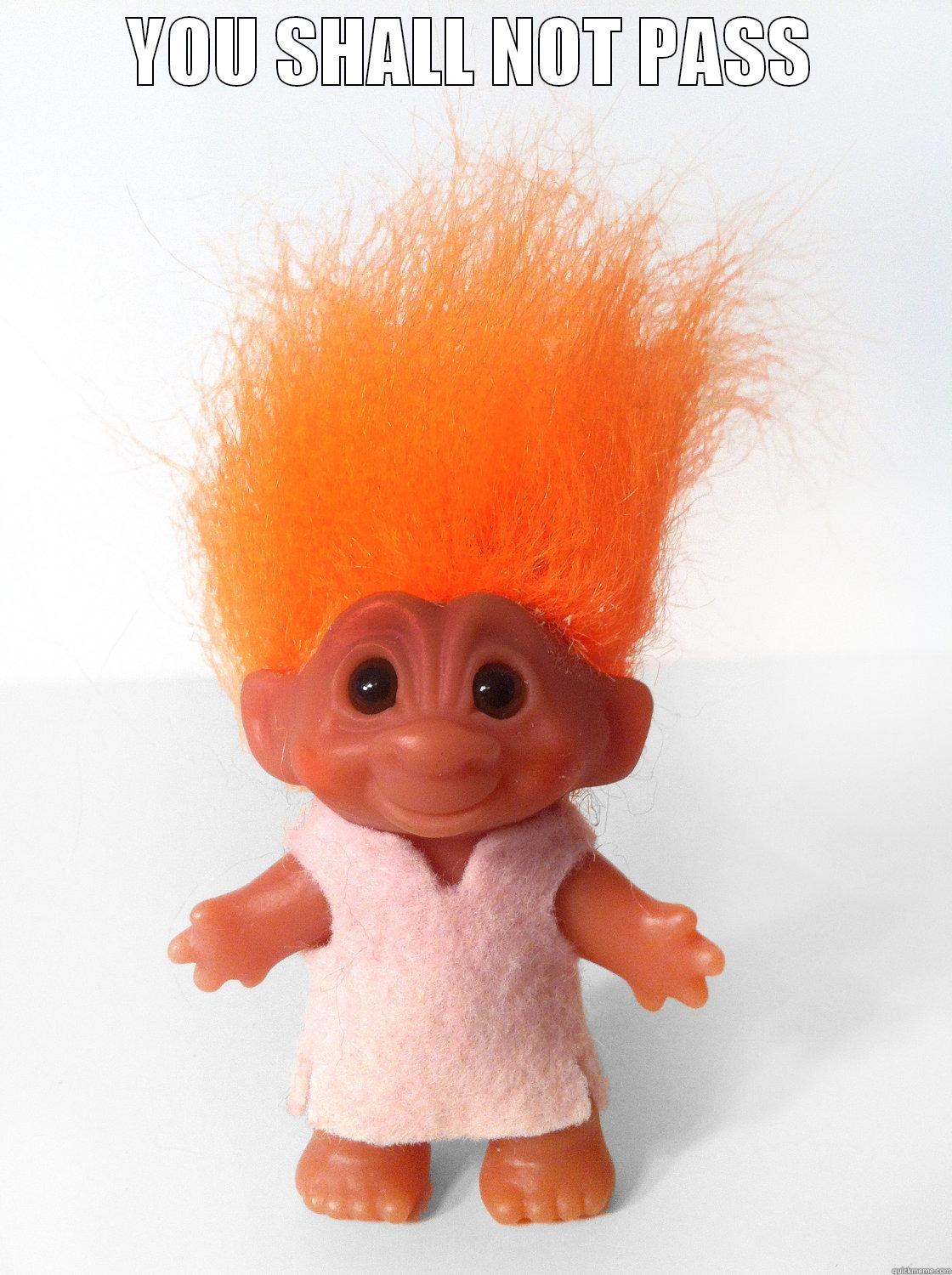 Troll doll meme - YOU SHALL NOT PASS  Misc