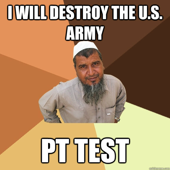 I will destroy the U.S. Army PT test - I will destroy the U.S. Army PT test  Ordinary Muslim Man