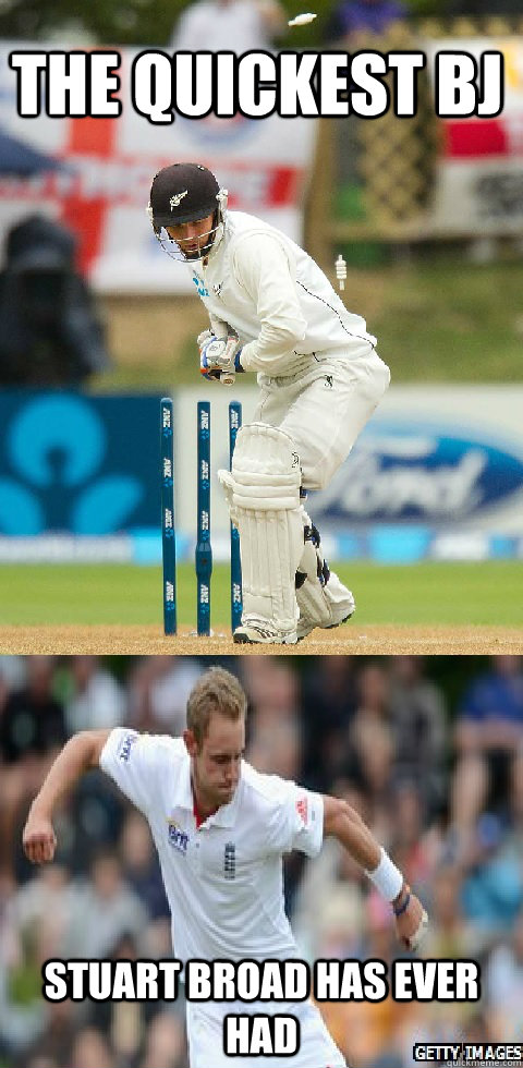 The quickest bj stuart broad has ever had - The quickest bj stuart broad has ever had  Ooh Dear, Good Leave