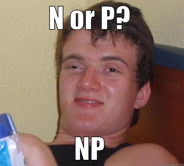 N OR P? NP 10 Guy