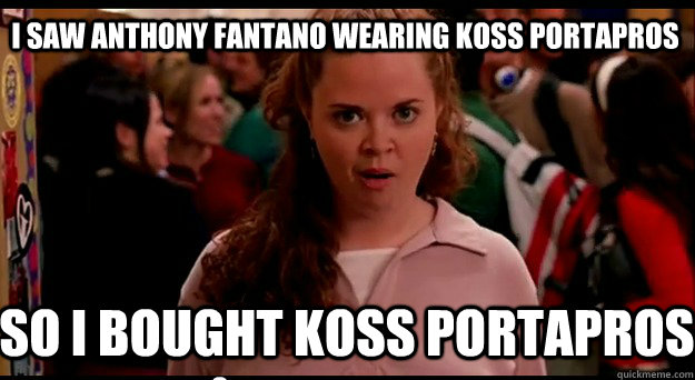 I saw Anthony Fantano wearing Koss PortaPros  So I bought Koss PortaPros  