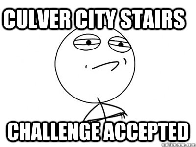 culver city stairs Challenge Accepted - culver city stairs Challenge Accepted  Challenge Accepted