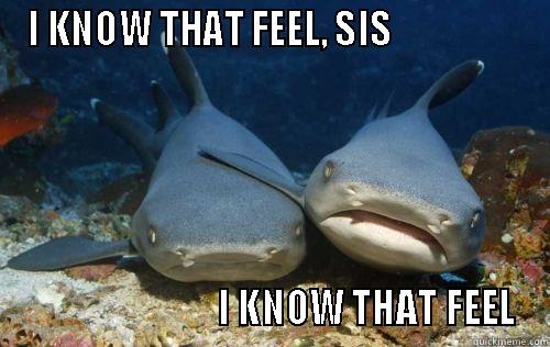 I KNOW THAT FEEL, SIS                                            I KNOW THAT FEEL Compassionate Shark Friend