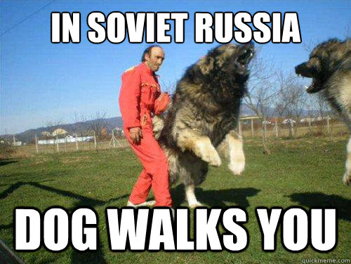 In Soviet Russia Dog Walks You - In Soviet Russia Dog Walks You  Misc