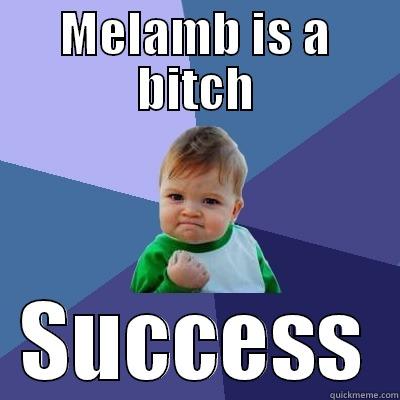 MELAMB IS A BITCH SUCCESS Success Kid