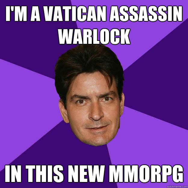 i'm a vatican assassin warlock in this new MMOrpg  Clean Sheen