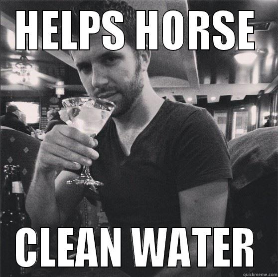 HELPS HORSE CLEAN WATER Misc