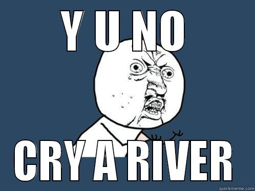 Y U NO CRY A RIVER Y U No