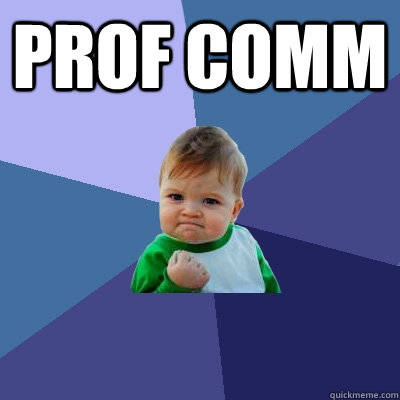 prof comm   Success Kid