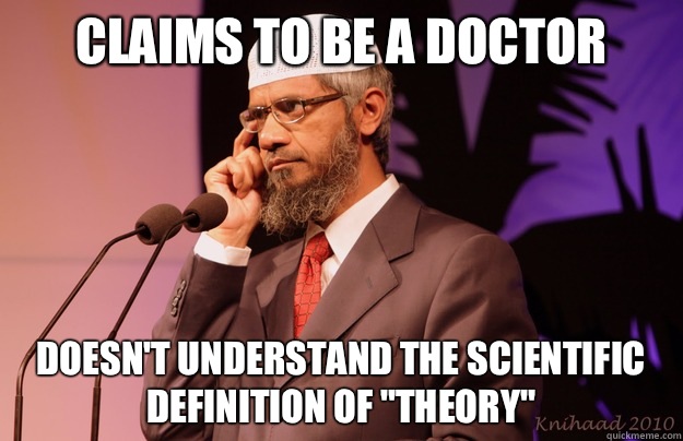 CLAIMS TO BE A DOCTOR DOESN'T UNDERSTAND THE SCIENTIFIC DEFINITION OF 