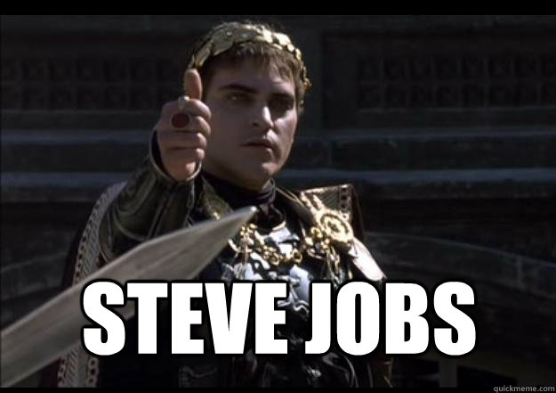   Steve JOBS -   Steve JOBS  Upvoting Roman